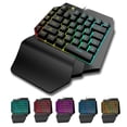 thumbnail image 1 of One Hand Mechanical Gaming Keyboard Half Keyboard Small Gaming Keyboard for Fortnite/LOL/PUBG/CSGO/Rainbow Six, 1 of 4
