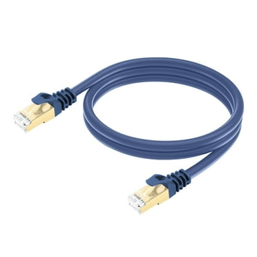AOOOWER Cat8 RJ45 LAN Ethernet Cable, Flat Internet Networking Cord 40Gbps for Home Office