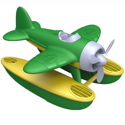 Green Toys Seaplane in Green Colour - BPA Free, Phthalate Free Floatplane for Improving Pincers Grip. Toys and Games