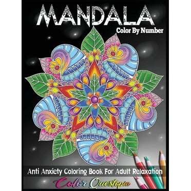 Mandala Color by Number for Adults, (Paperback) - Walmart.com