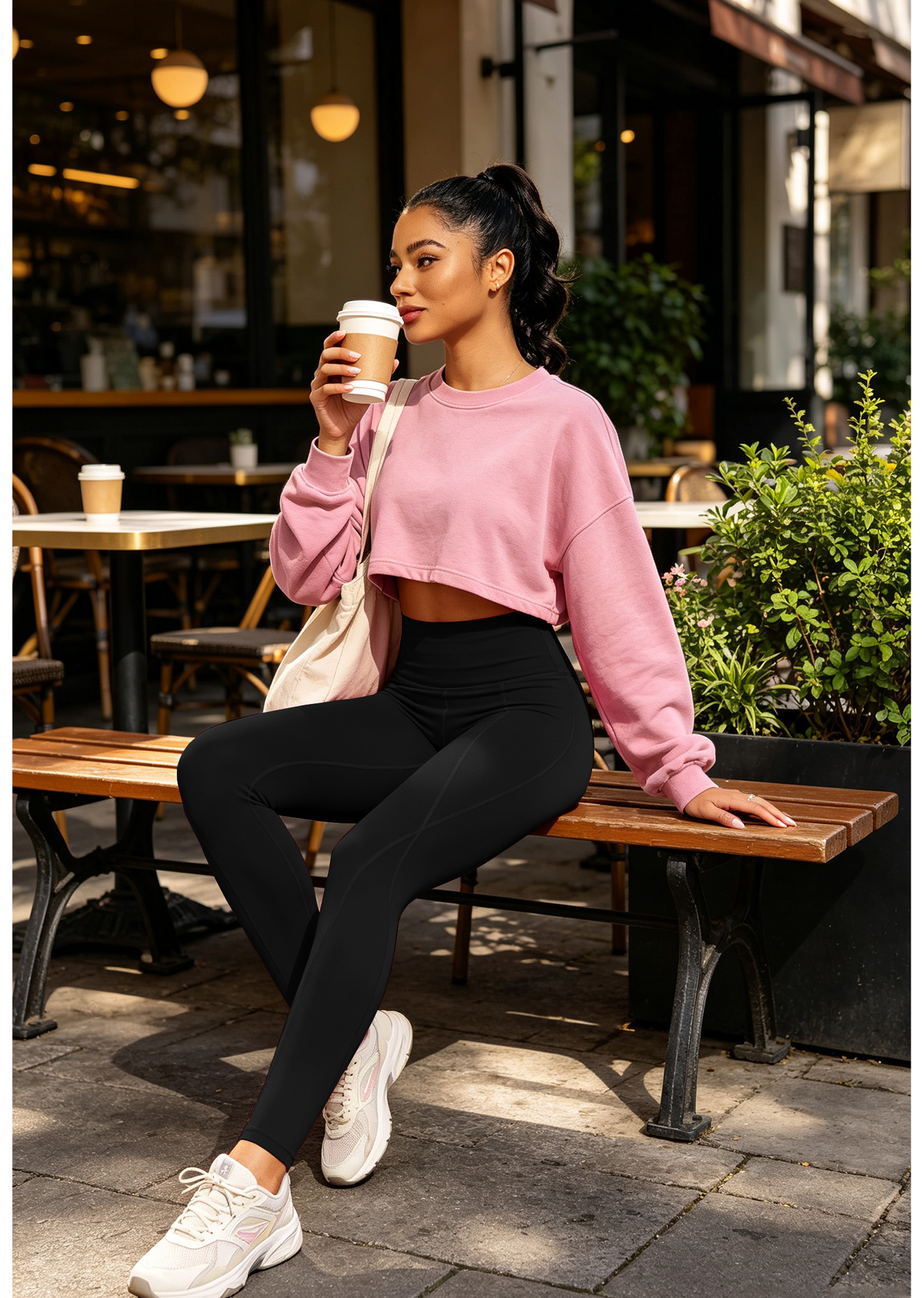 NELEUS Women's High Waist Yoga Leggings with Side Pocket photo 8
