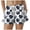 Grey, variant on larppty Women's Quick Dry Swim Trunks Palm Leaf Print Beach Shorts with Drawstring Elastic Waist(Light Green, L)