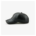 thumbnail image 3 of Mens Pu Leather Baseball Caps Spring And Autumn Outdoor Adjustable Casual Hats Sunscreen Hat ,Premium Material, 3 of 6