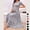 5-Gray Flower, variant on Beaisland Women's Maternity Dress Short Sleeve Pleated Flowing Pregnancy Beach Dresses