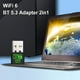 thumbnail image 4 of Adaptador USB WiFi 6 AX900 Bluetooth 5.3 WiFi USB 2 en 1 Tarjeta de red inalámbrica Antena Wi-Fi de 2,4 G y 5,8 GHz USB para PC/computadora portátil Win10/11, 4 of 5