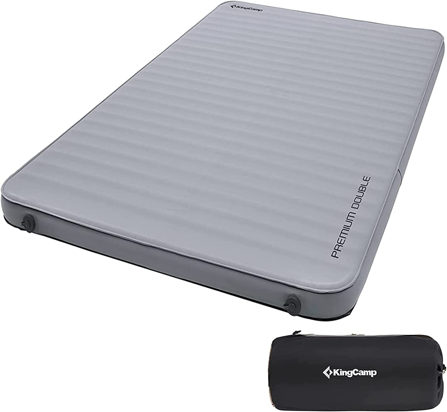 SelfInflating Sleeping Pad Double Camping Mattress 3D Sides Thick Foam Sleeping Pad 9.5 RValue