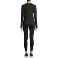 thumbnail image 2 of ClimateRight by Cuddl Duds Women's Plush Warmth Long Thermal Top and Leggings, 2-Piece Set, 2 of 6