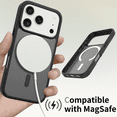 thumbnail image 5 of XNB for IPhone 17 Pro Case [Compatible with Magsafe]Translucent Matte Phone Cover, [Military Grade Drop Protection] Slim Durable Shockproof Protective Bumper, 5 of 6