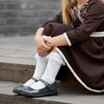 thumbnail image 2 of Bocaoying 8 Pairs Women's Lace Ankle Socks, White Frilly Cute Lettuces Socks Sheer Socks for Women with Bow & Heart, Sweet Lolita Thin Casual Socks, Y2K Styles Casual Socks for Daily Wear, 5-10, 2 of 7