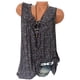 thumbnail image 4 of Camiseta sin mangas con cuello en V sin mangas para mujer, chaleco suelto, camiseta de verano, negro, 3XL Kearding AP001998-12, 4 of 5