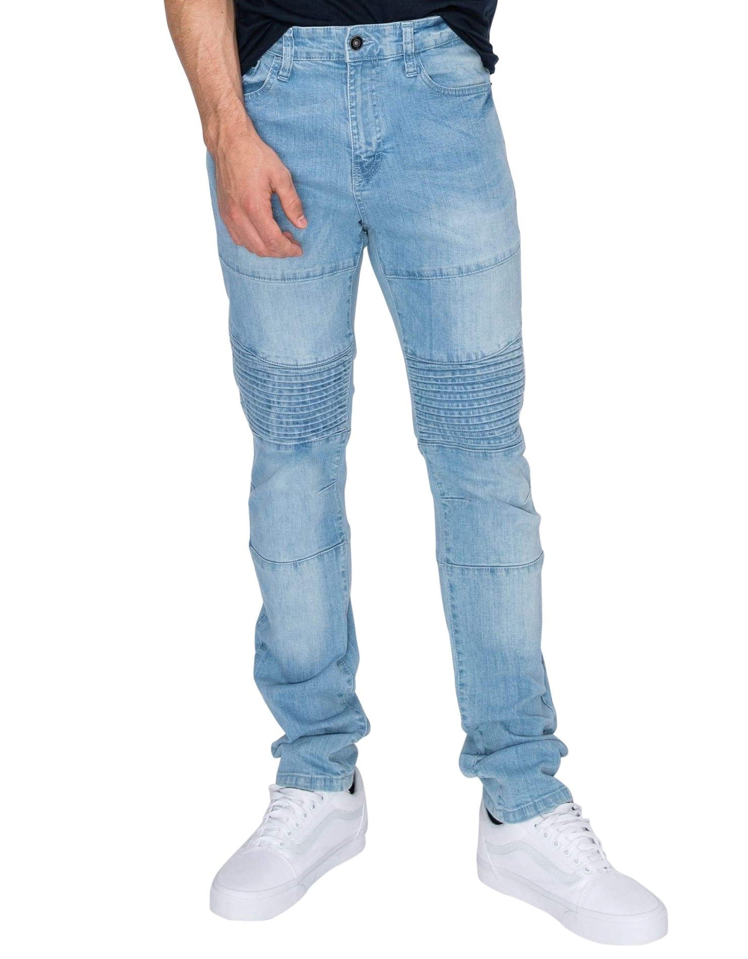 Thrill Slim Fit Moto Stretch Jeans 