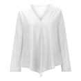 thumbnail image 6 of PNTUTB Womens Oversized Tee Shirts Long Sleeve T Shirt Fashion Workout Casual Loose Neck Layer Blouse, 6 of 6