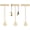 Beige Linen, variant on N'icePackaging 3 Qty Black Velvet 4.75" High Free-Standing Earring T-Stand Display w/ weighted base, T Shape Holder for Tradeshow, Home Business, Promotion, or just for Home
