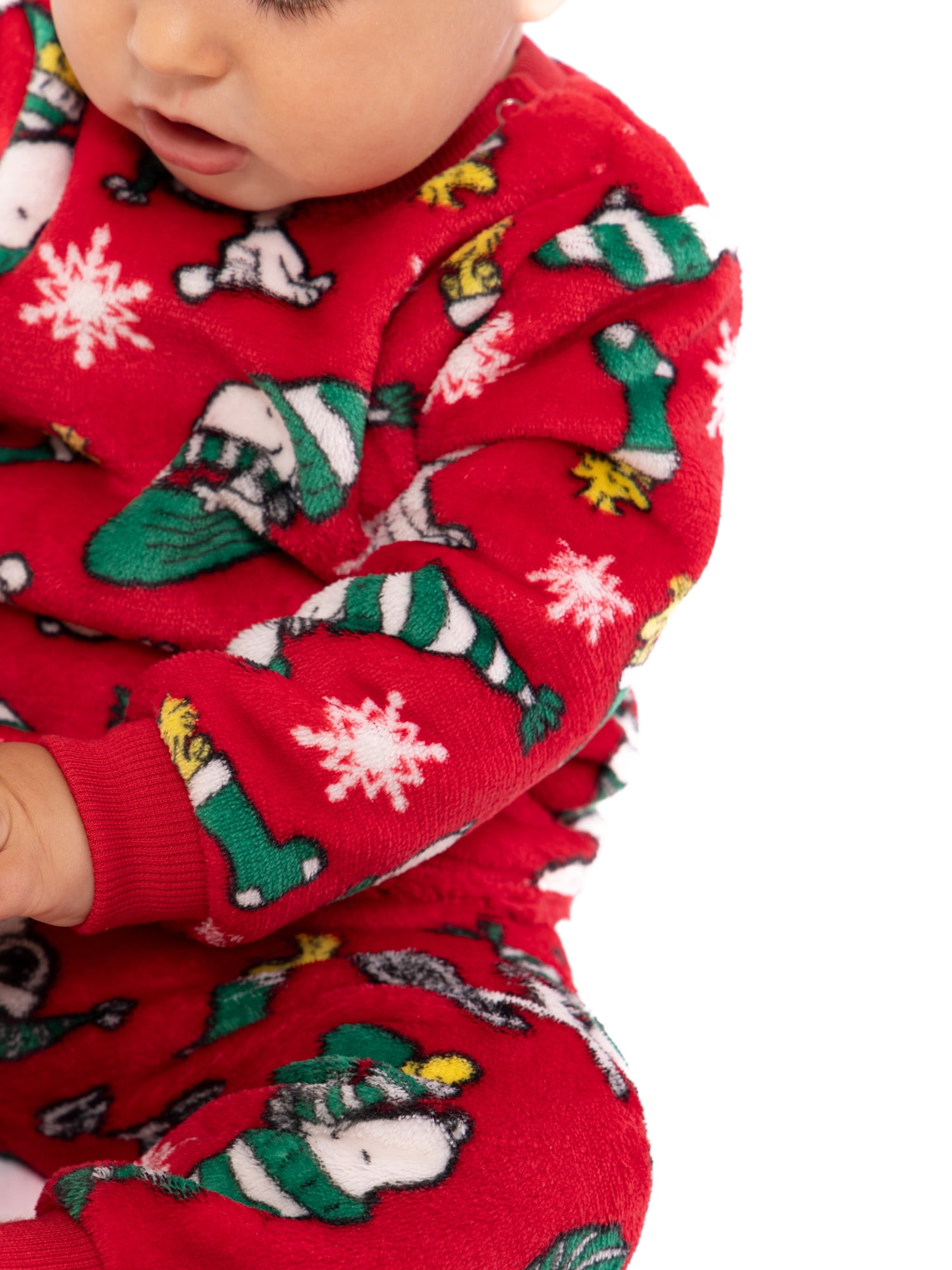 Snoopy Baby All Over Print Plush 2 Piece Set, Sizes 0/3M-24M