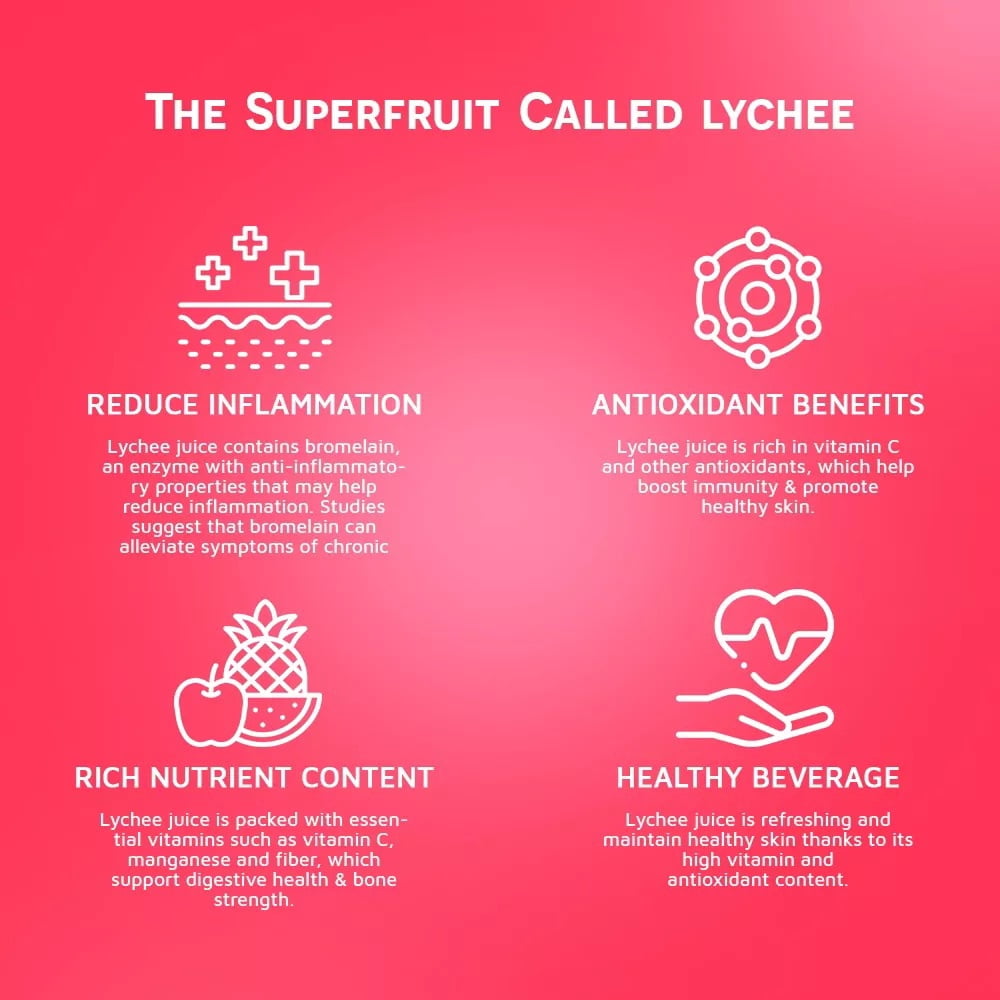 Vinut 16.9 fl oz 100% NFC Lychee Juice Drink (No Sugar Added)