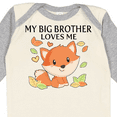 thumbnail image 4 of Inktastic My Big Brother Loves Me- little fox Boys or Girls Long Sleeve Baby Bodysuit, 4 of 5