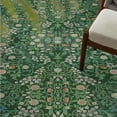 thumbnail image 5 of WIPONKEN 8x10 Area Rugs Morris Carpet for Living Room Bedroom Dining Room Office Farmhouse, Machine Washable Non Slip Vintage Persia Rug Green, 5 of 7