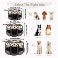 thumbnail image 5 of Large Indoor/Outdoor Portable Octagonal Pet Cage, Foldable Scratch-Resistant Oxford Cloth Pet Enclosure & Tent, Dog Crate Cat Whelping Bed, Easy to Store for Travel & Camping, Merry Christmas, 5 of 12