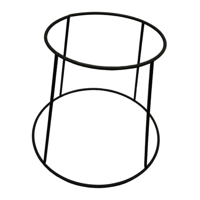 Soporte para bandeja de mariscos de 2 niveles, resistente y fuerte, soporte elevador para bandeja de exhibición multiusos para Negro 17cm a 23cm