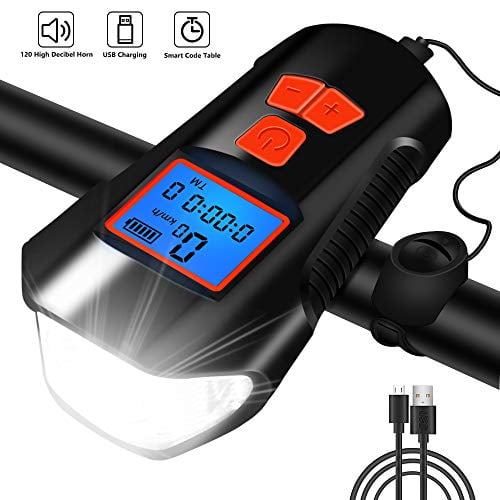 rechargeable cycle light with horn