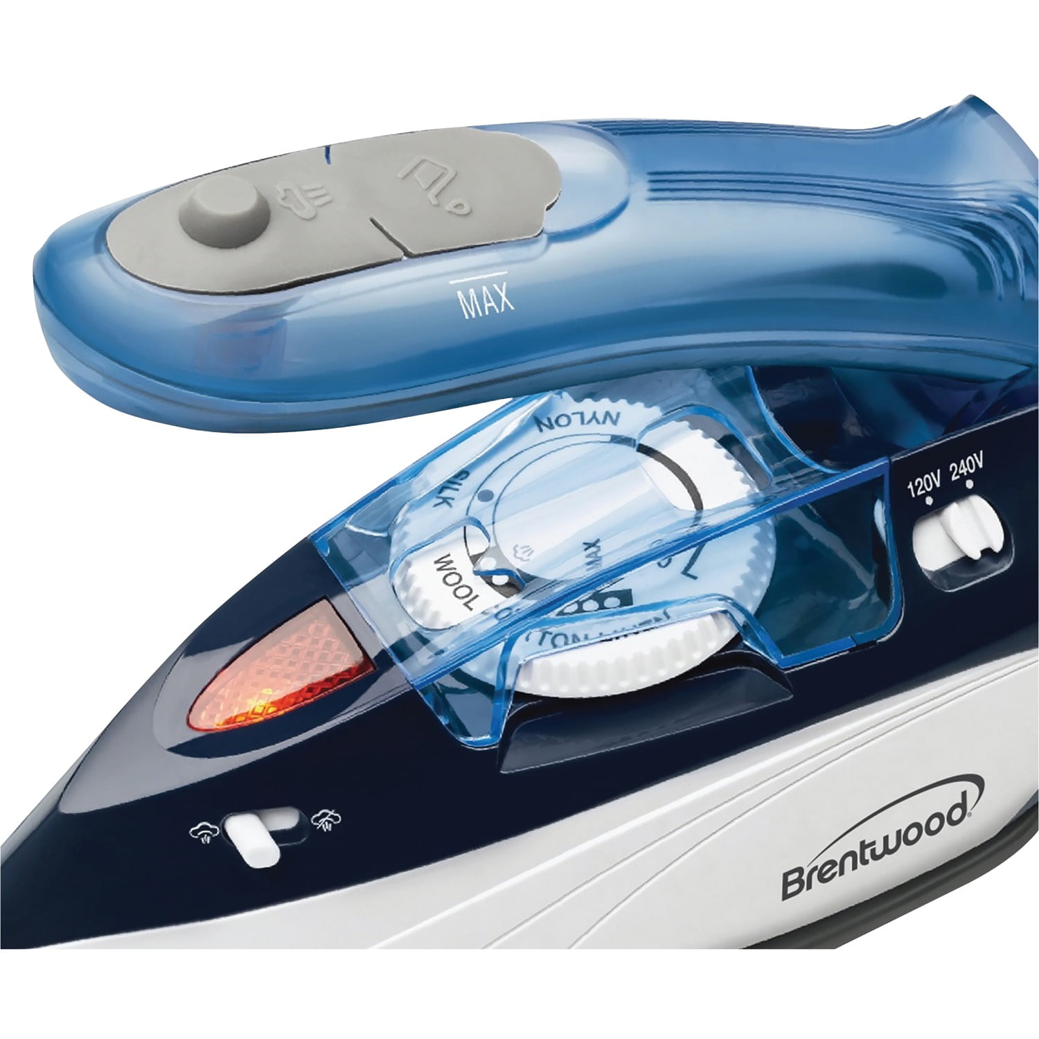 Brentwood Appliances MPI-45 Dual-Voltage Nonstick Travel Steam Iron