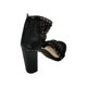 thumbnail image 4 of Zapatos de mujer Punta estrecha Tacón alto Exquisito Casual Blanco Cremallera trasera Sandalias retro Wmkox8yii  nm589, 4 of 8