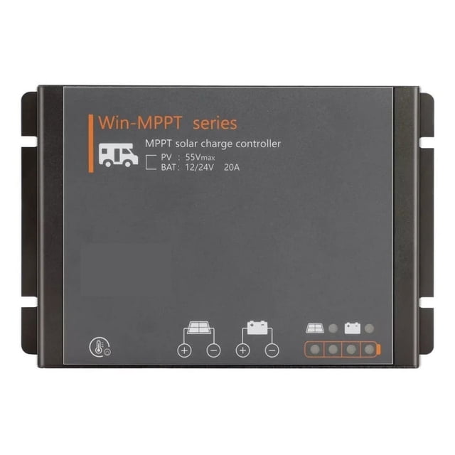 RV Solar Controller 50V PV Input Voltage 20A 12V 24V System ,Safe to Use