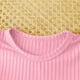 thumbnail image 5 of Camiseta de tirantes de cuello redondo para niños, primavera y verano, color liso, mangas abullonadas, manga corta, cuello redondo, camiseta para niños, camiseta de poliéster para niños., 5 of 5