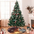 thumbnail image 7 of Lsque Ferocious Dragon Fury Print Christmas Tree Skirt, Tree Skirt with Ties or Velcro, Perfect for Holiday Decorations, Halloween, and New Year-30", 7 of 7