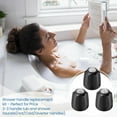 3 Piece Shower Knob Set Remodel Set Hot Cold Diverter Adapter Trim ...