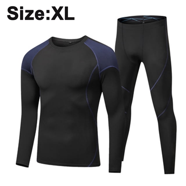 Ropa interior térmica para hombre, conjunto de parte superior e inferior con forro polar y capa base aislante para clima frío