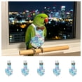 thumbnail image 4 of Reusable Bird Diaper Flight Suit with Adjustable Straps Leakproof Lining for Cockatiel Parrot Pigeon Conure Sun Parakeet Macaw(Blue,L), 4 of 7
