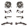thumbnail image 1 of Transit Auto Bras de Commande Inférieur Roulement de Roue avant avec Rotule Embout de Tige Extérieure & Kit de Stabilisateur de Barre de Oscillation (8 Pcs) pour Voiture Ford Edge Lincoln MKX - Côté Gauche Droit (Conducteur Passager) K7T-108250, 1 of 10