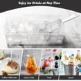 thumbnail image 4 of 36-Cube Ice Cube Tray with Storage Bin and Lid, Flexible TPE Bottom for Easy Release, Includes Ice Scoop and Clear Cover, Multi-Purpose Ice Maker Set, 10.2-Inch, 4 of 7