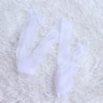 thumbnail image 2 of 1 par de cordones transparentes de 4 cm de ancho para zapatos para fiestas, bailes, caminatas, decoraciones de hip-hop (blanco), 2 of 3