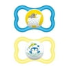 MAM Air Baby Pacifier, For Sensitive Skin, Sterilizer Case, 2 Pack, 16+ Months, Boy 2 Count (Pack of 1) Boy