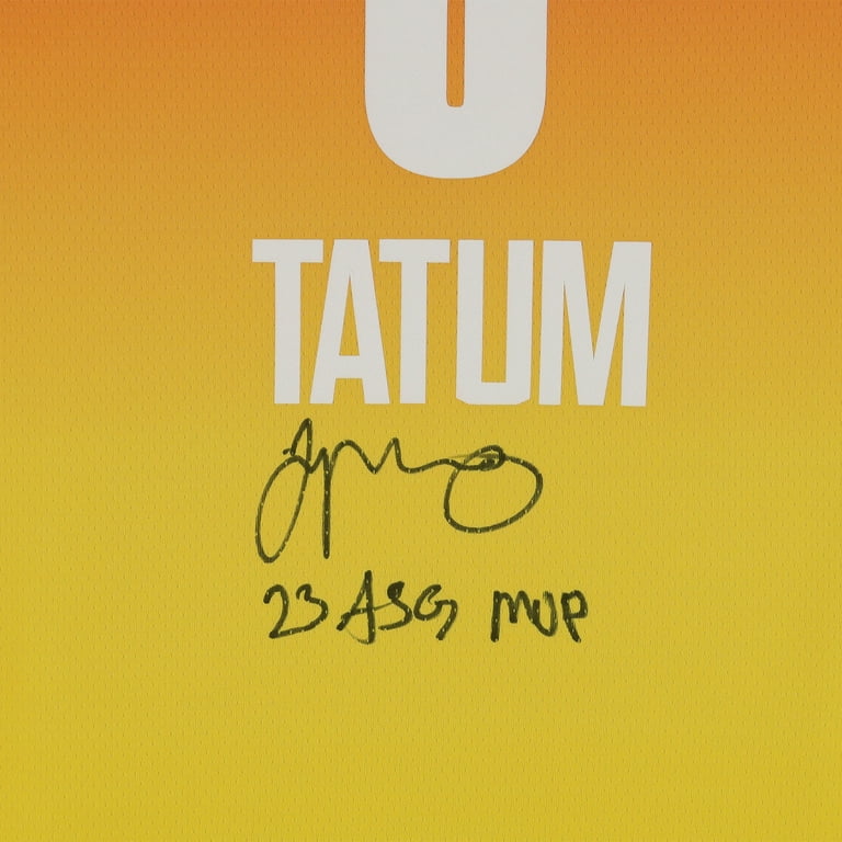 Jayson Tatum Autographed Custom Framed Boston Celtics Nike