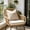 Khaki-2C, variant on MMJ Throw Pillow Cover 17.72x17.72in, Khaki Checkered Striped Soft Fabric for Sofa Living Room Cushion