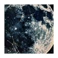 thumbnail image 4 of Acheng Moon Stars Night Sky Square Tablecloth Outdoor Fitted 100% Polyester Fiber 40*40, 4 of 8