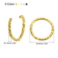 thumbnail image 2 of Unique Bargains Open Jump Rings 50Pack 15mm O-ring Connectors for Jewelry Making, Multi Color, 2 of 5