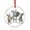 Pattern-3, variant on Glass Christmas Ornament Funny Christmas Mouse Music Band Round Ornament Funny Rat with Guitar Unique Gift Idea