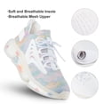 thumbnail image 3 of Floral Print Walking Shoes for Men Woman Lightweight Tennis Fashion Elastic Sports Shoes Cushion Basketball Shoes, 3 of 7
