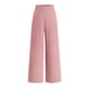 thumbnail image 1 of Pantalones anchos BTFBM para mujer, elásticos, cintura alta, color rosa palazzo, 1 of 9