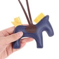 thumbnail image 3 of Handmade Pu Leather Horse Keychain Animal Key Chain For Women Bag Keychain Charm, 3 of 4