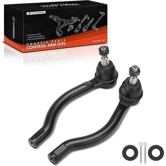 A-Premium 2 x Front Outer Tie Rod Ends, Compatible with Nissan Altima 2013-2018, Maxima 2016-2023
