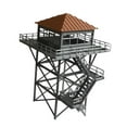 thumbnail image 4 of Xuanheng 1/64 Lookout Tower Micro Landscape Decor Collectible Simulation DIY Building Gray and Brown, 4 of 8