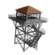 thumbnail image 4 of Torre de vigilancia en miniatura a escala 1:64, modelo coleccionable, adorno ferroviario Gris y marrón, 4 of 9