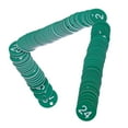 thumbnail image 4 of 100pcs Numbered Plastic Key Tags With Holes For Locker Storage Circular Number Labels Keychain Identification Durable Plastic Number Discs For Daily Use, 4 of 7