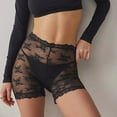 thumbnail image 3 of Hienoo Women's Sexy See Through Lace Shorts Stretchy Tight Shorts Underwear, Sizes S-XL, 3 of 3