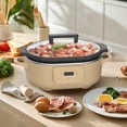 thumbnail image 4 of ZJQYDS 6 Quart Programmable Slow Cooker Removable Healthy Nonstick Pot - Small Kitchen Appliance for Family Dinners - Serves 6+ People - Heat Settings: Keep Warm Brown Sugar, 4 of 7